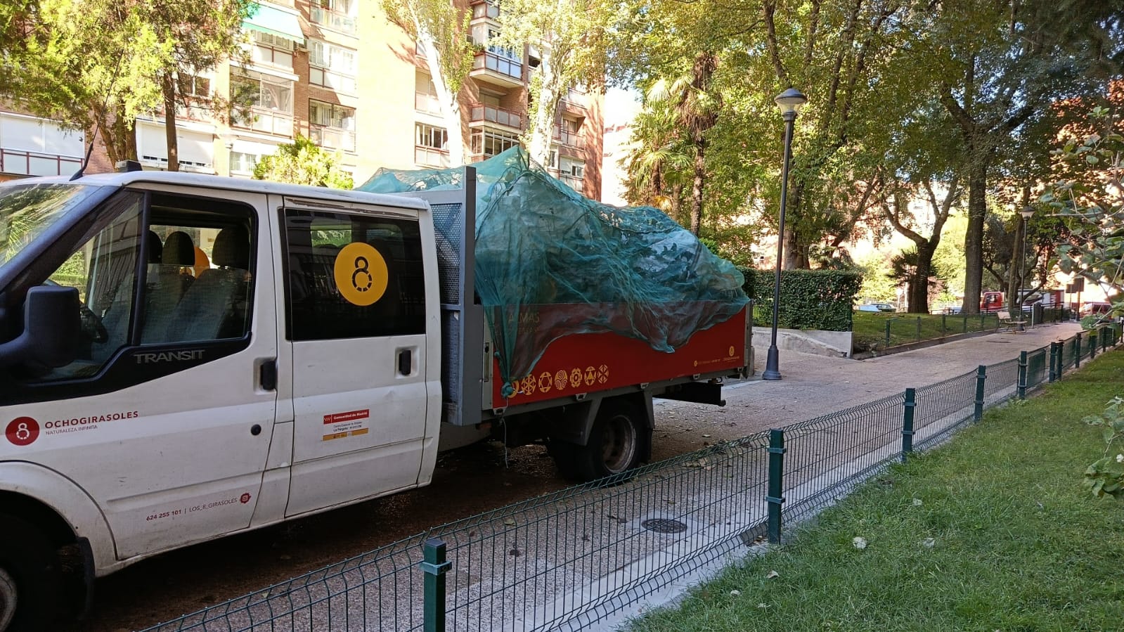 Persona realizando labores de jardinería